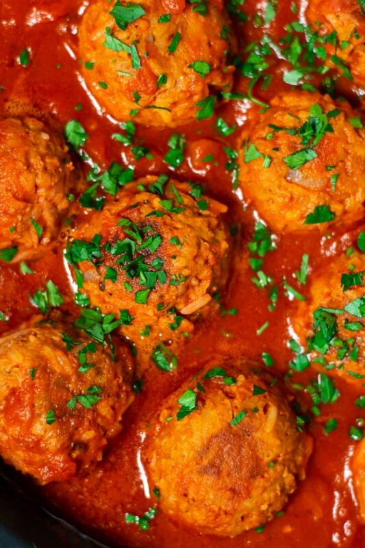 Porcupine Meatballs - Contentedness Cooking