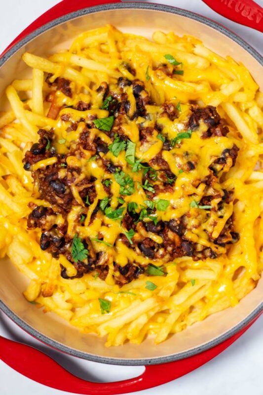 Chili Cheese Fries - Contentedness Cooking