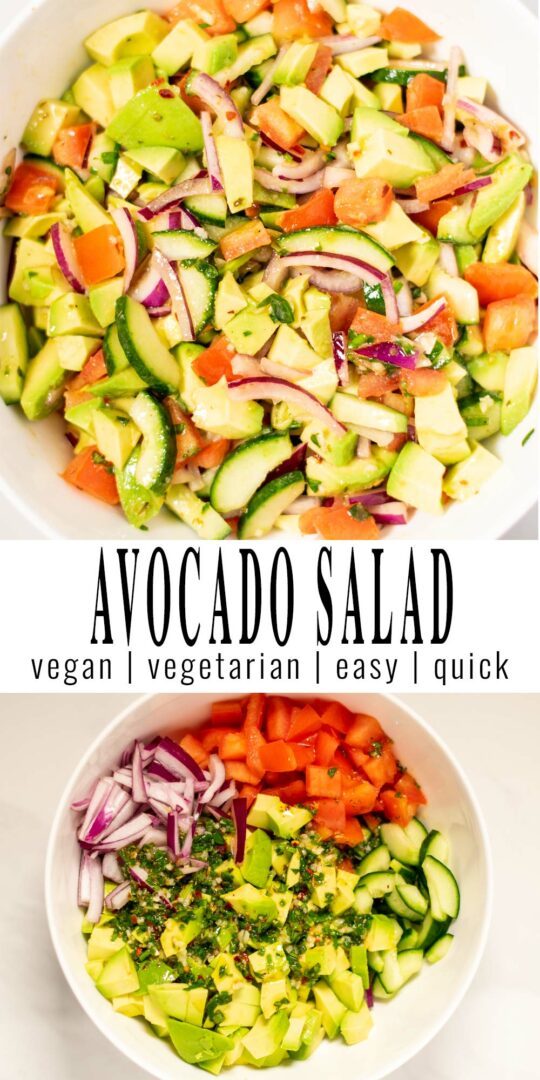 Avocado Salad - Contentedness Cooking