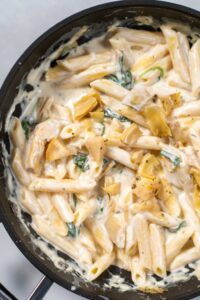 Artichoke Pasta - Contentedness Cooking