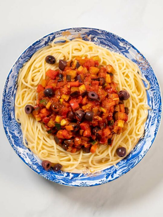 Vegetable Spaghetti - Contentedness Cooking