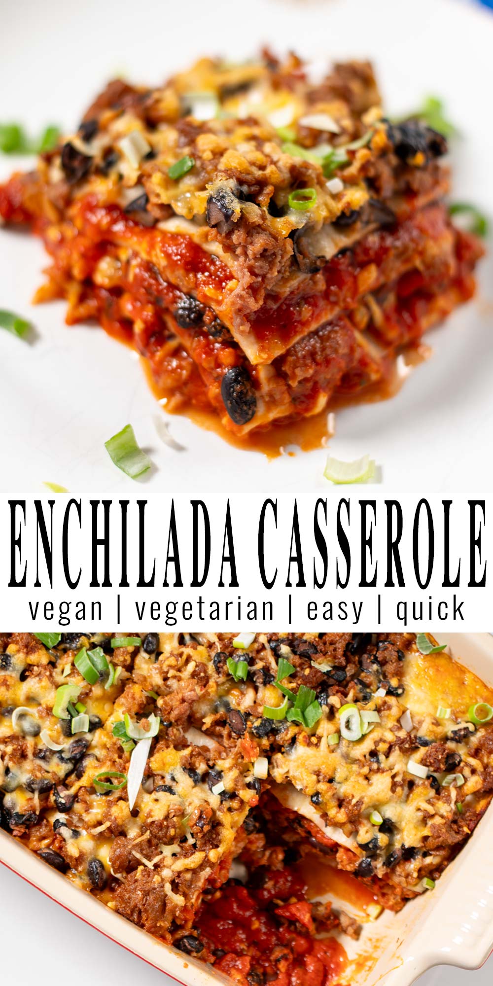 Enchilada Casserole - Contentedness Cooking