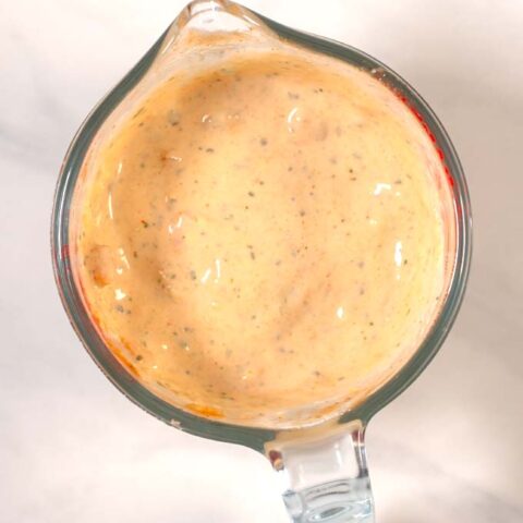 Mixed Southwest Ranch Dressing.