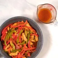 Fajita Sauce used to searing chicken and pepper.