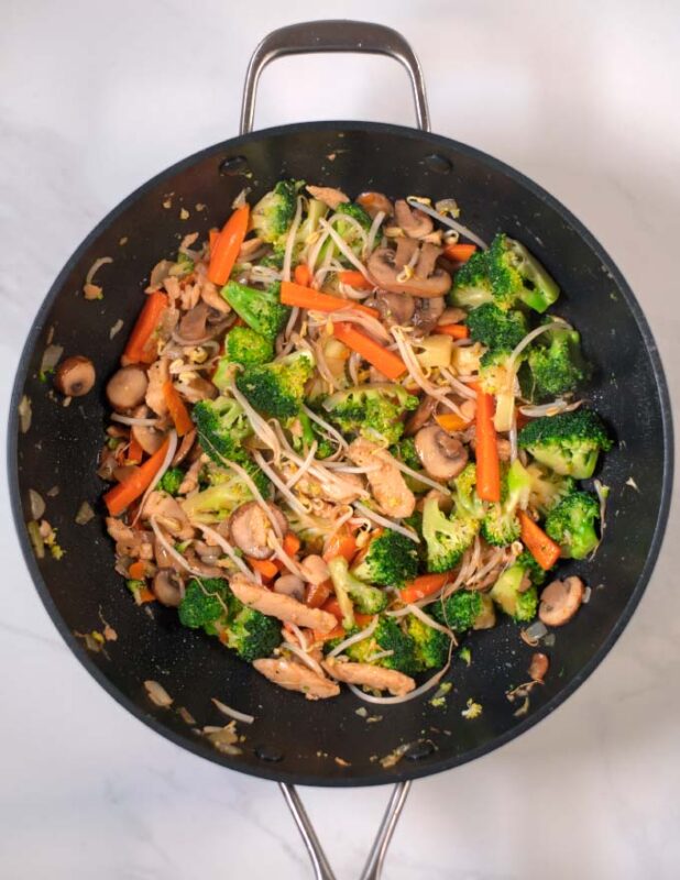 Wok with Chinese Chop Suey.