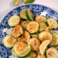 Closeup of Mexican Cucumber.