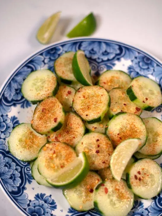 Closeup of Mexican Cucumber.