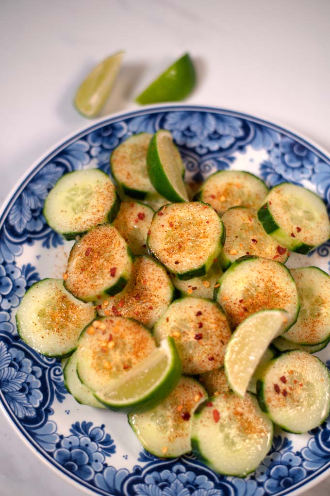 Closeup of Mexican Cucumber.